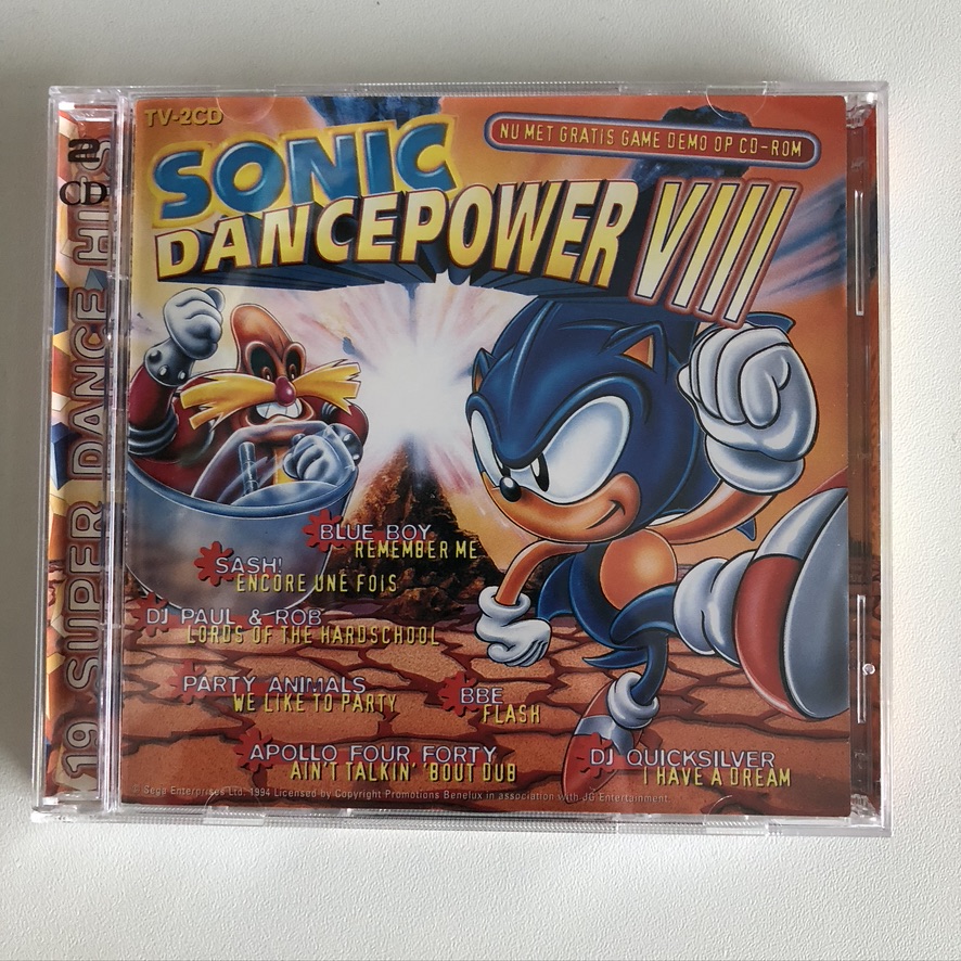 This text is a replacement for an image of the Sonic Dance Power 8 Album